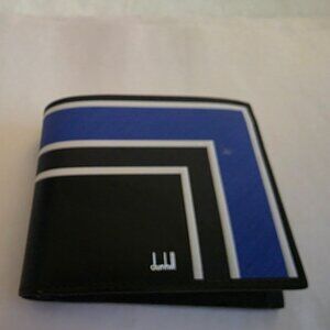 Men dunhill wallet leather italy NWOT